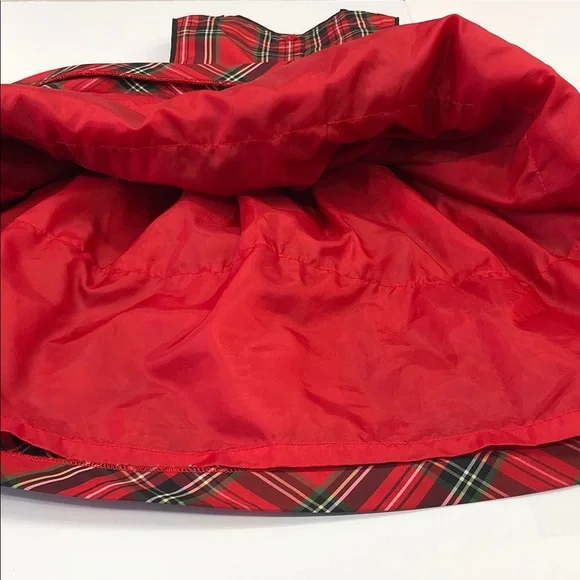 Oshkosh Red Plaid Dress / Iris & Ivy Cardigan – Size 3T - Picture 8 of 11